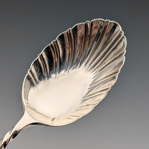 1894年 英国アンティーク 純銀製ティースプーン12本セット 計118g ケース入 Goldsmiths&Silversmiths